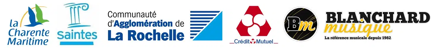 Grand Choeur Saintes logos soutiens 2025 Grand Choeur Saintes logos soutiens 2025
